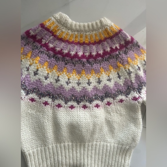 Sezane Multicolor Patterned Sweater - Picture 10 of 13